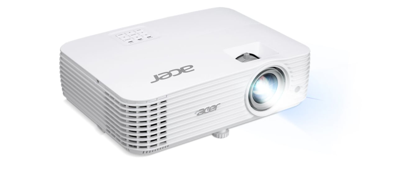 Acer P1557Ki widok z góry pod kątem