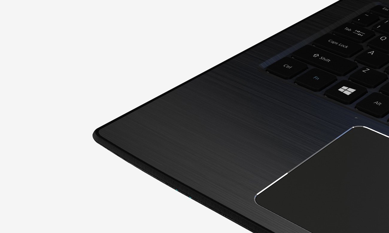 Acer P259-G2 metalowe wykończenie