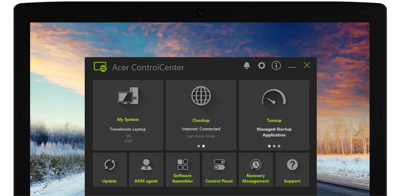 Acer P259 ControlCenter