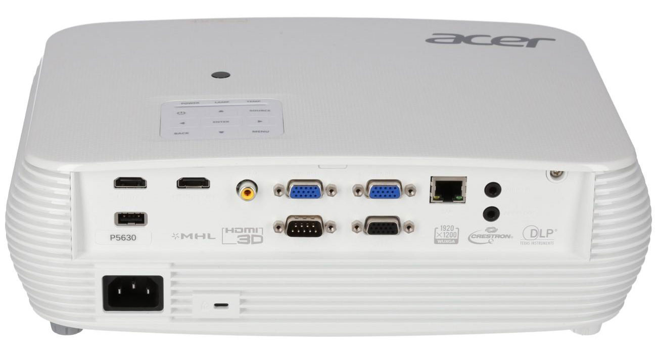 Acer P5630 DLP Technologia Acer SmartFormat Poręczne narzędzia