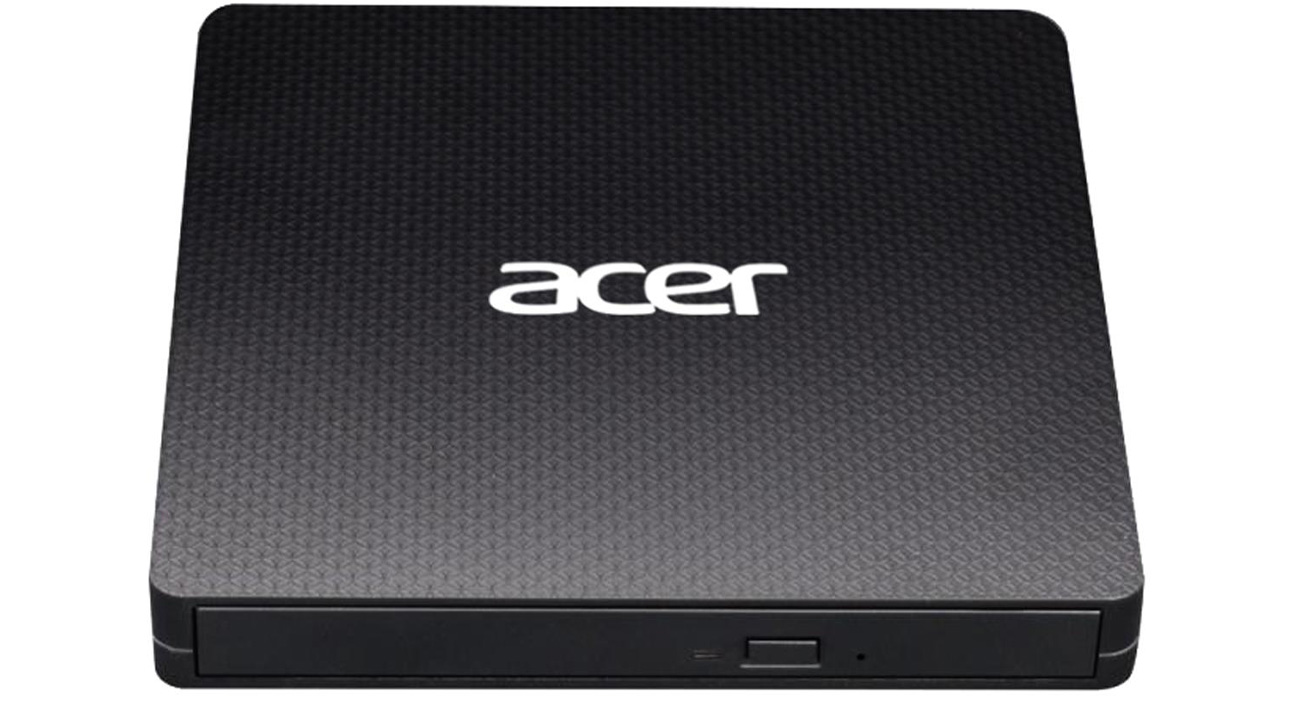 Przenośna nagrywarka płyt Acer Portable DVD Writer - Widok od przodu