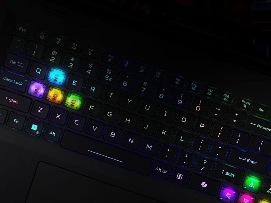 Acer Predator Helios 18 klawiatura rgb