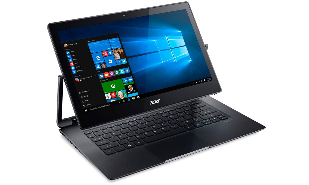 Ultrabook Acer R7-372T konstrukcja płynne przejścia full hd