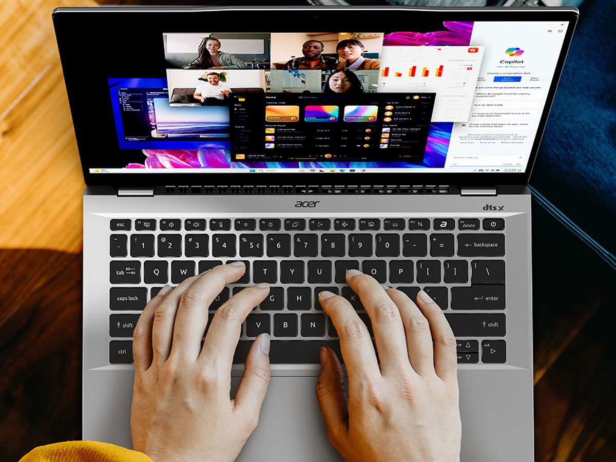 Acer Swift 14 AI klawiatura