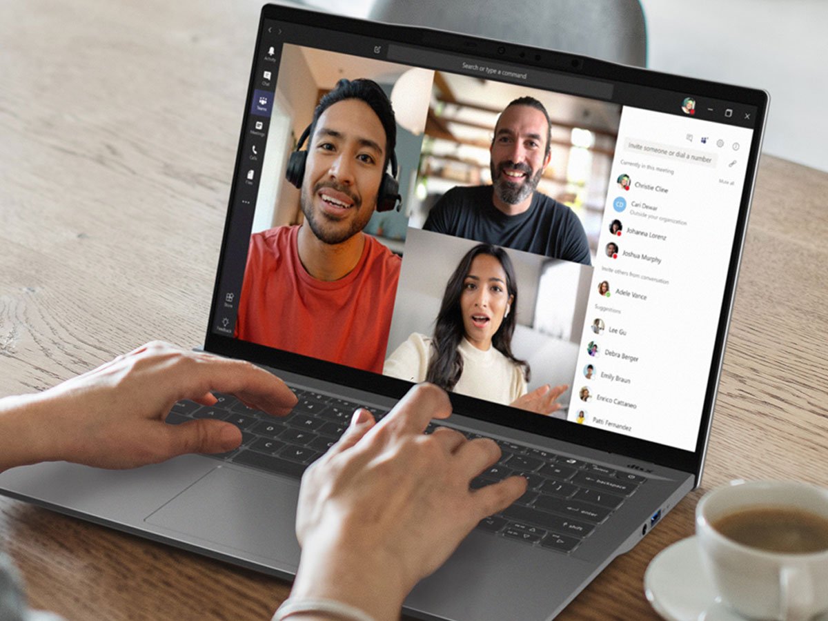 Acer Swift 14 AI wideorozmowy