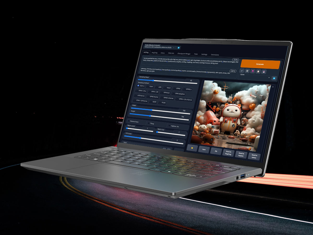 Acer Swift 14 AI wyświetlacz