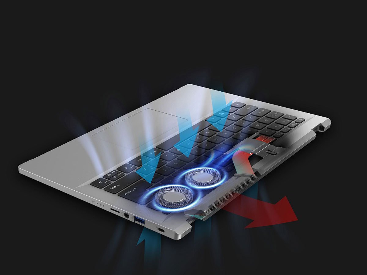 Охолодження Acer Swift Go 14