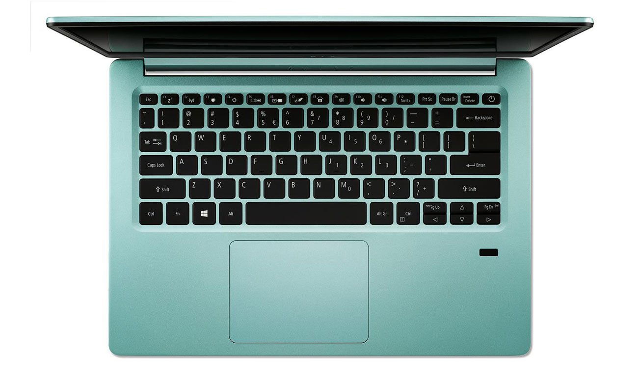Acer Swift 1 Wbudowany czytnik linii papilarnych