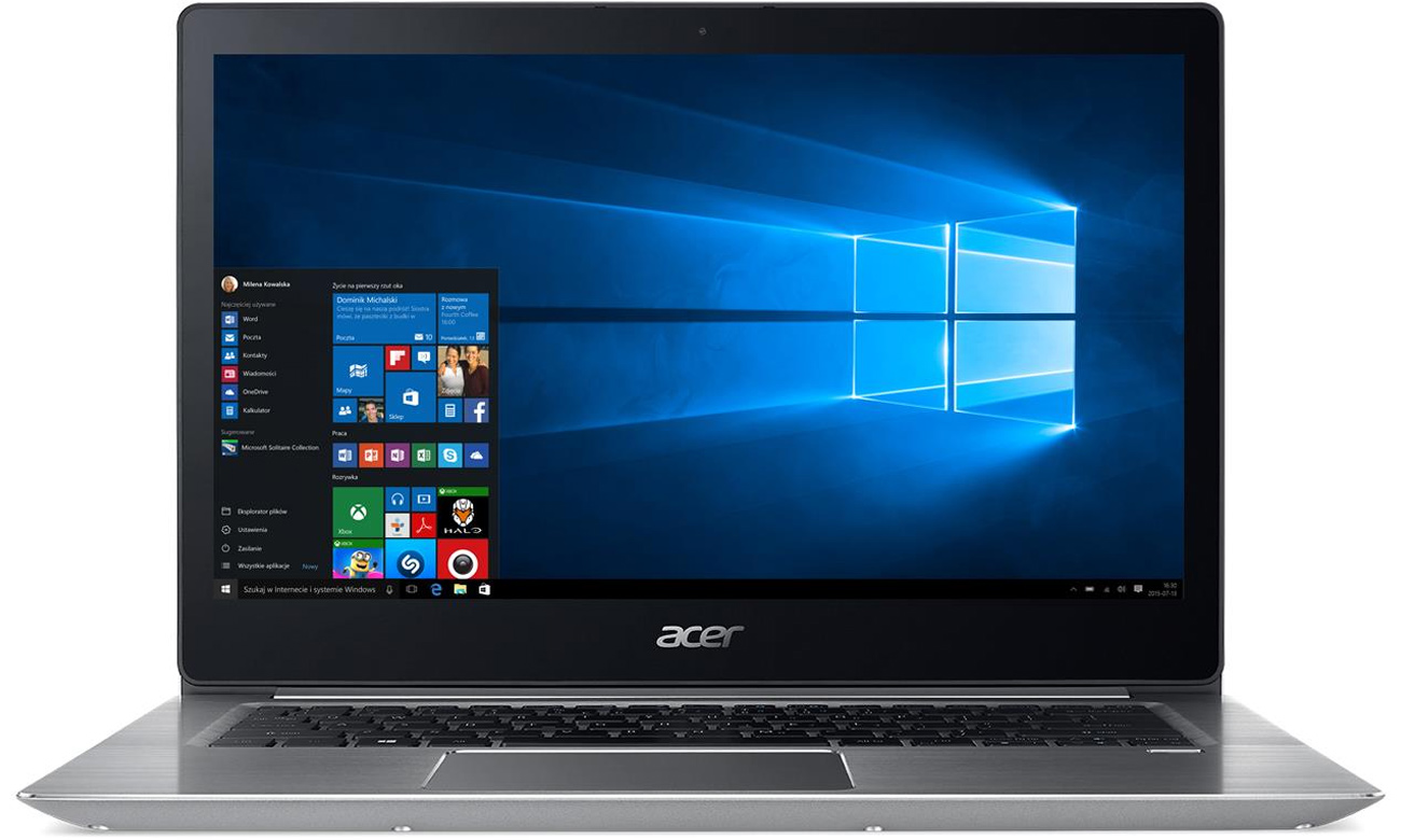 Acer Swift 3 układ graficzny NVIDIA GeForce GT MX150