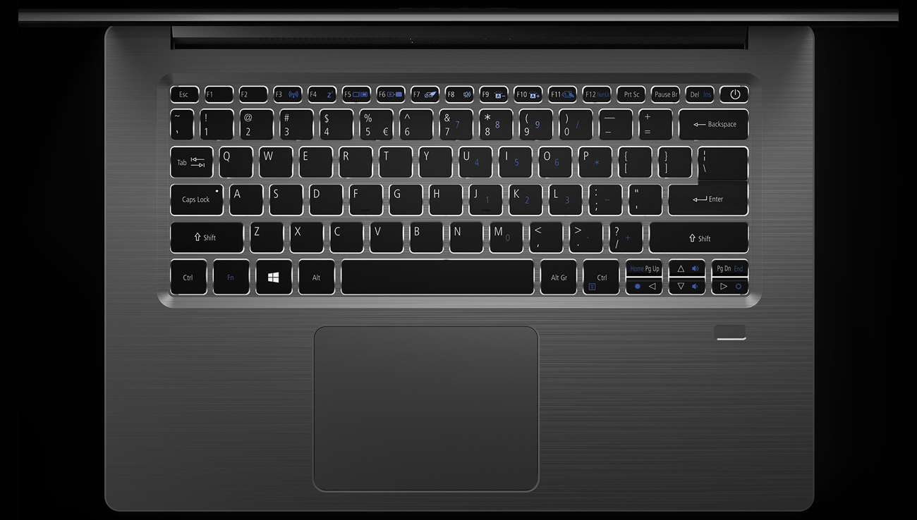Acer Swift 3 laptop z podświetlaną klawaiturą