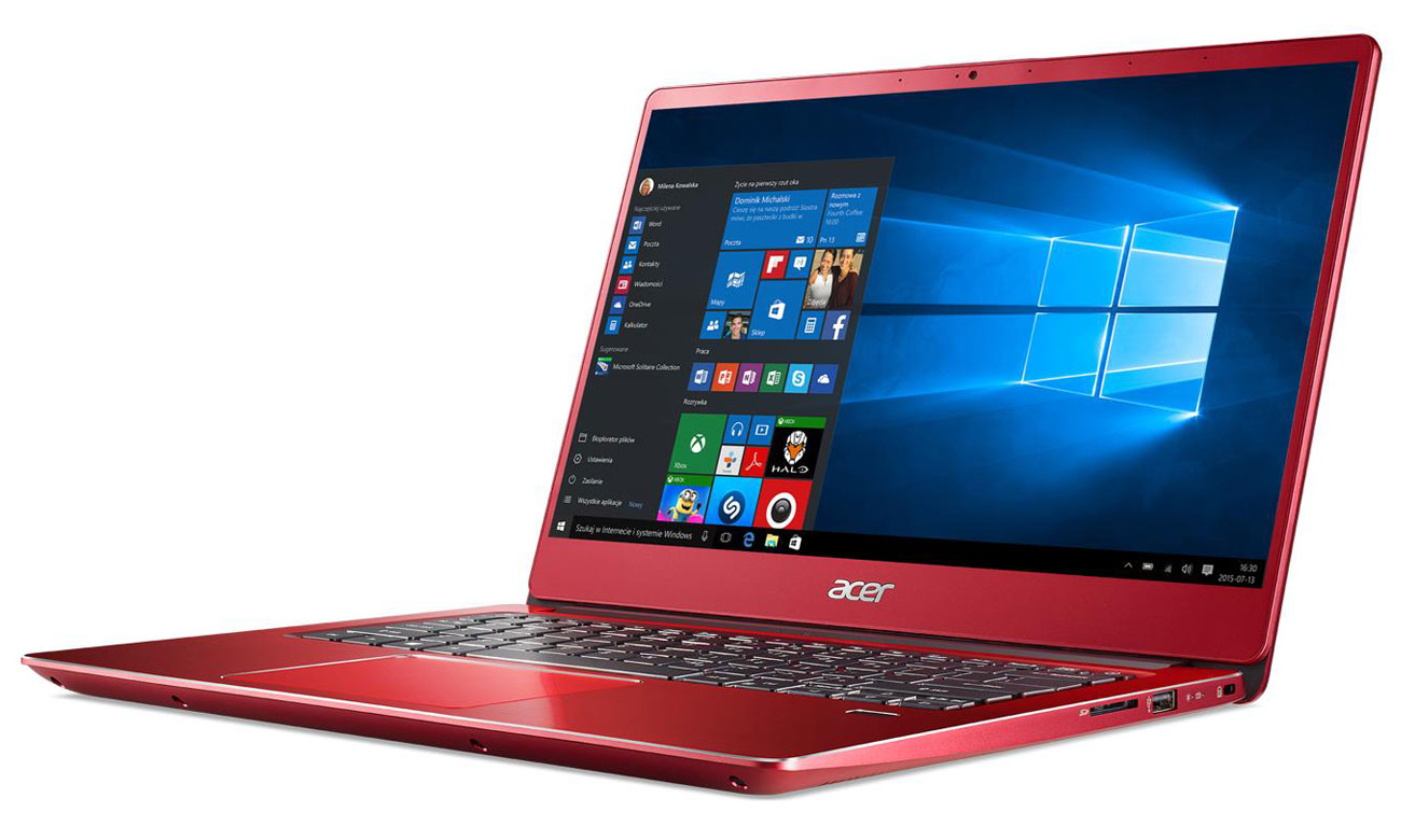 Acer Swift 3 Procesor Intel Core i3 ósmej generacji