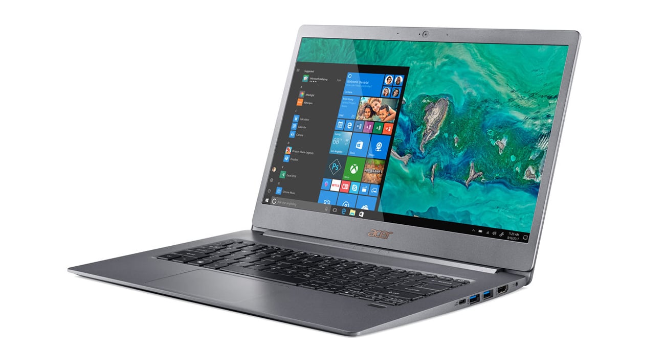 Acer Swift 5 podświetlana klawiatura