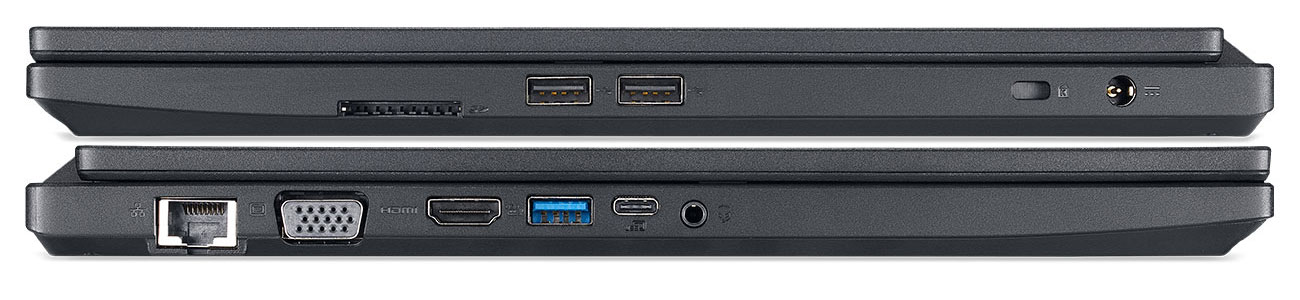 TravelMate P2510 Porty na każdą okazję