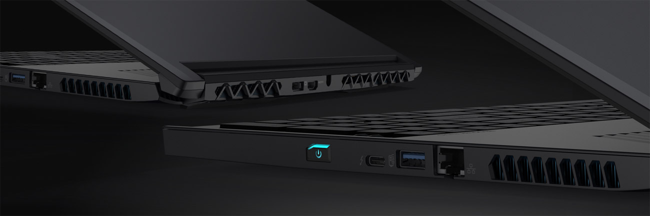 Acer Predator Triton 700 wszystkie potrzebne złącza