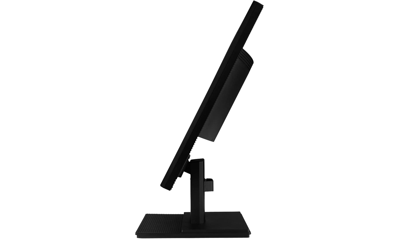 Acer V196LBMD widok z boku, regulacja