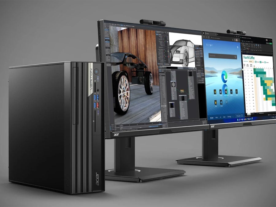 Acer Veriton Compact Tower oraz akcesoria
