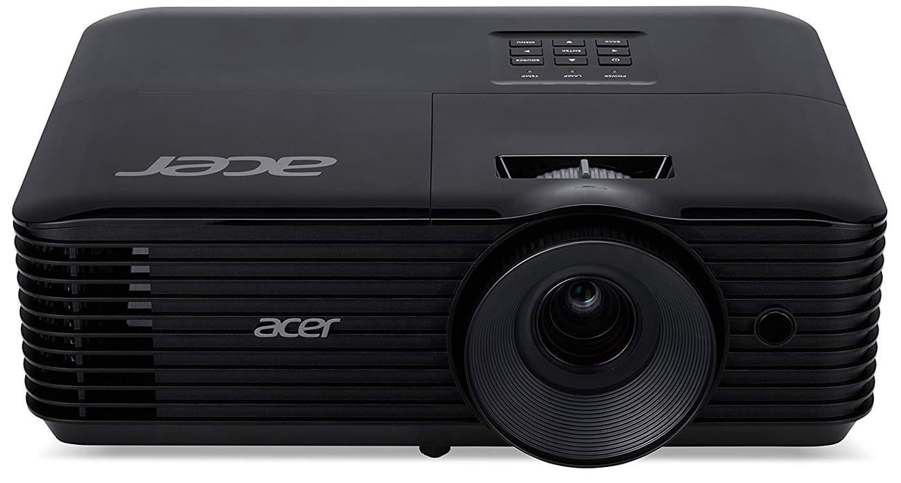 ACER X128H widok z przodu gorny panel