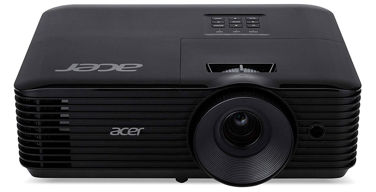 ACER-X138WH DLP widok z przodu gorny panel