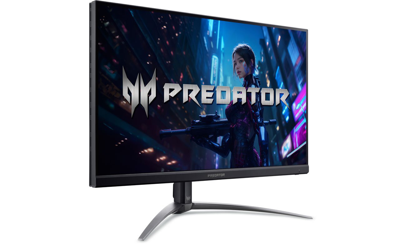 Acer Predator X32QFSbmiiphuzx widok z przodu pod kątem