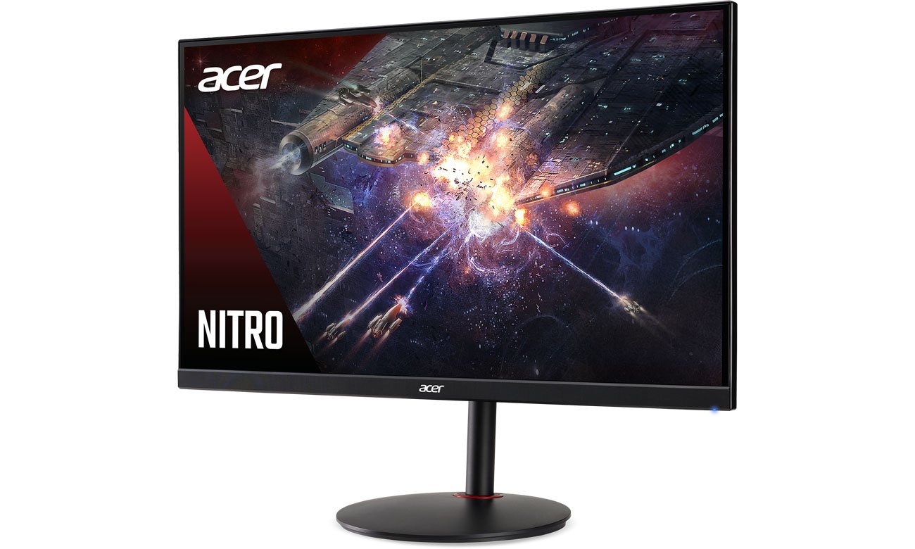 Acer XV240YM3BMIIPRX widok z przodu pod kątem