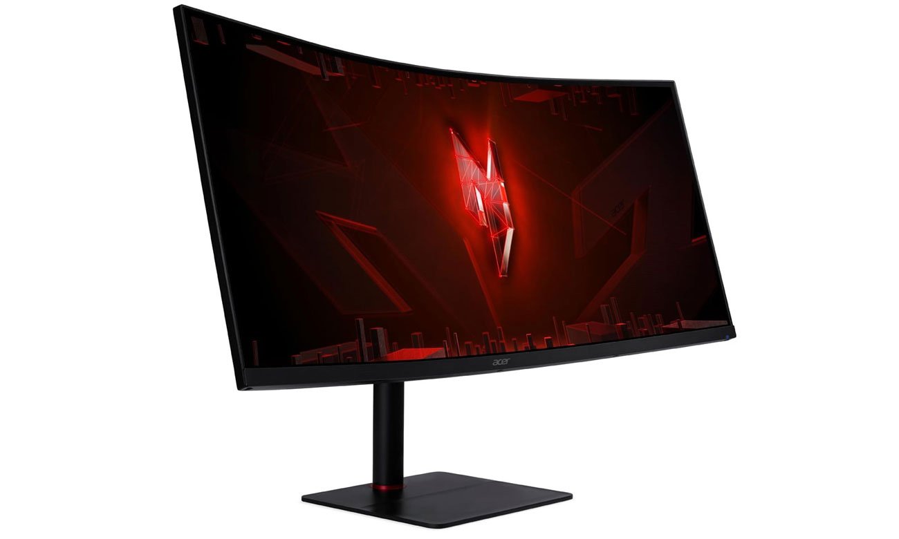 Acer Nitro XV345CURV3bmiphuzx widok z przodu pod kątem