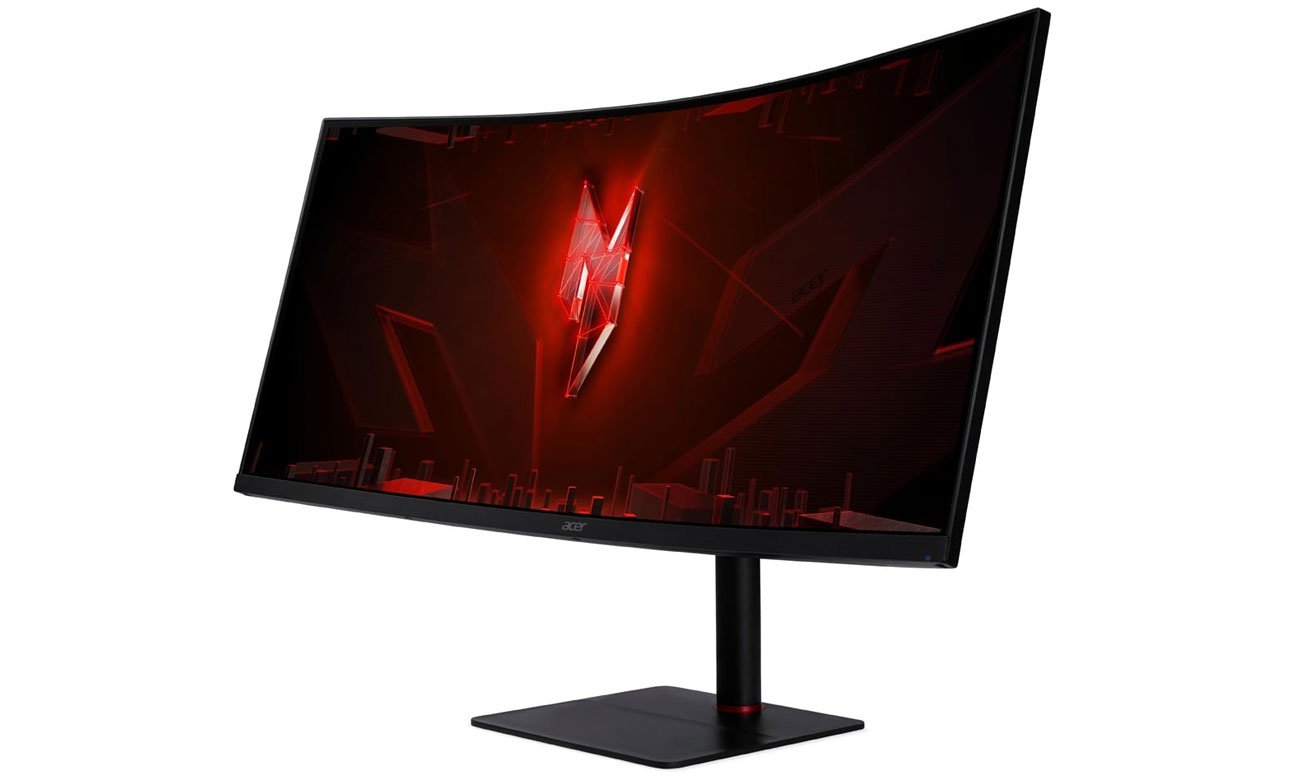 Acer Nitro XV345CURV3bmiphuzx widok z przodu pod kątem