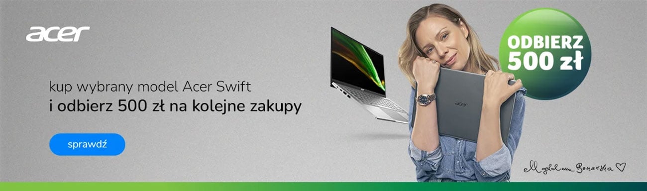 Banner bon Acer 500 PLN