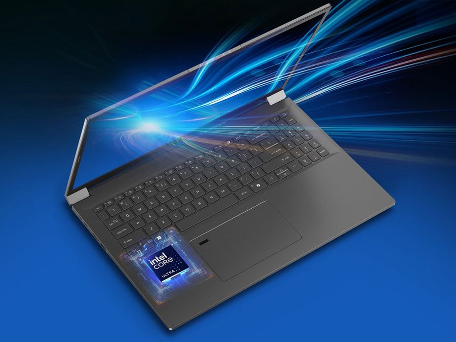 Acer Aspire 16 widok z góry