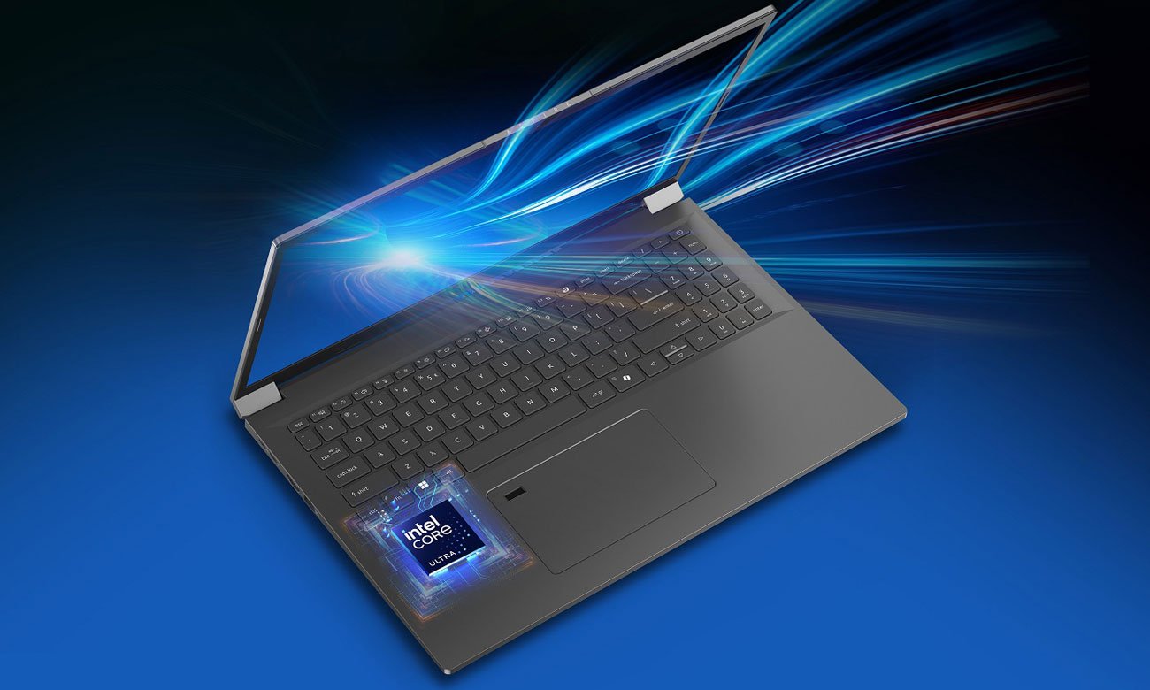 Acer Aspire 16 widok z góry