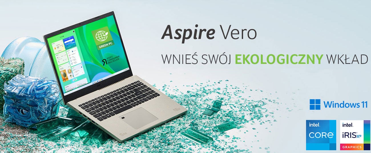 Ekologiczny laptop Acer Aspire Vero