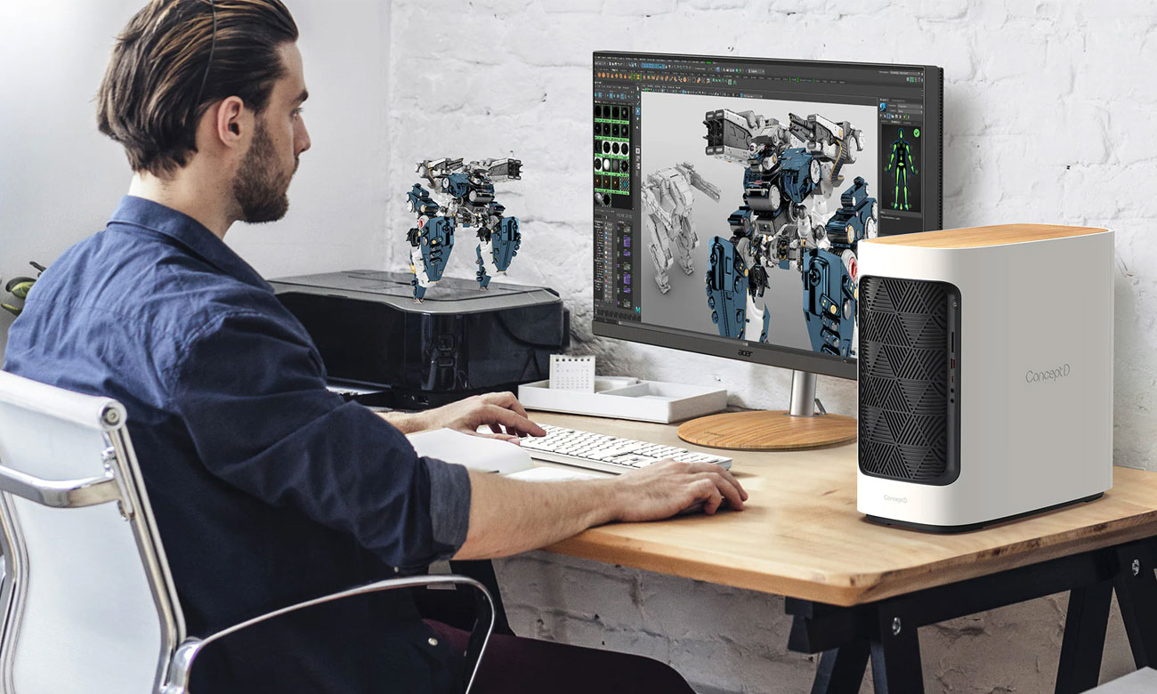 Projektowanie graficzne Acer ConceptD 300