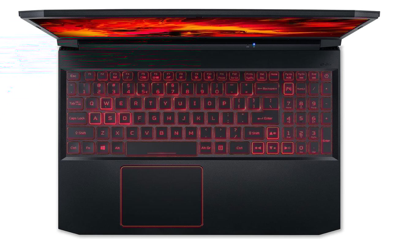 Acer Nitro 5 podświetlana klawiatura