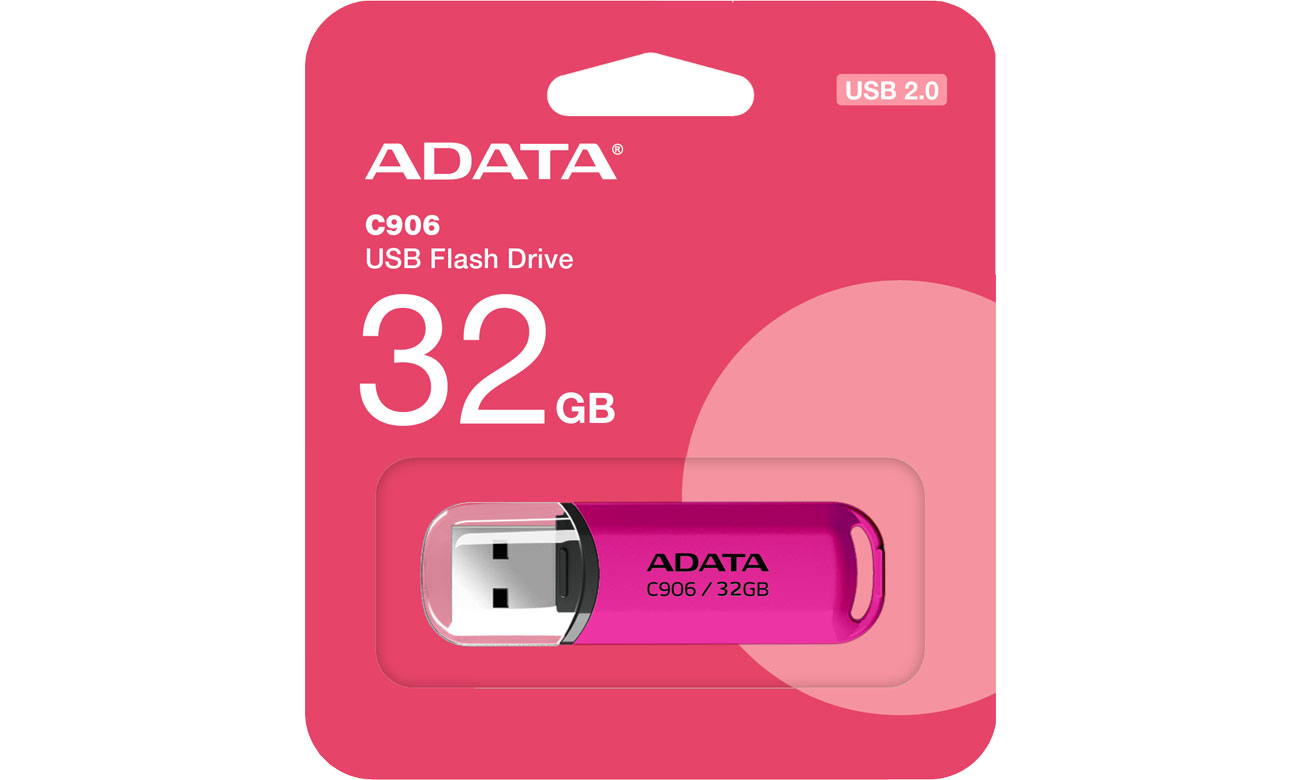 Pendrive ADATA 32 GB C906 rosa USB 2.0