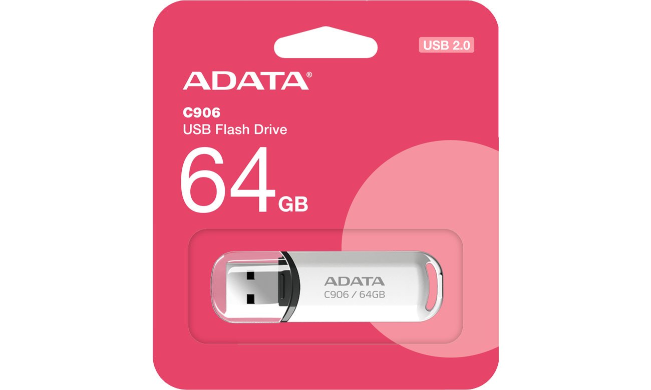 Pendrive ADATA 64 GB C906 weiß USB 2.0