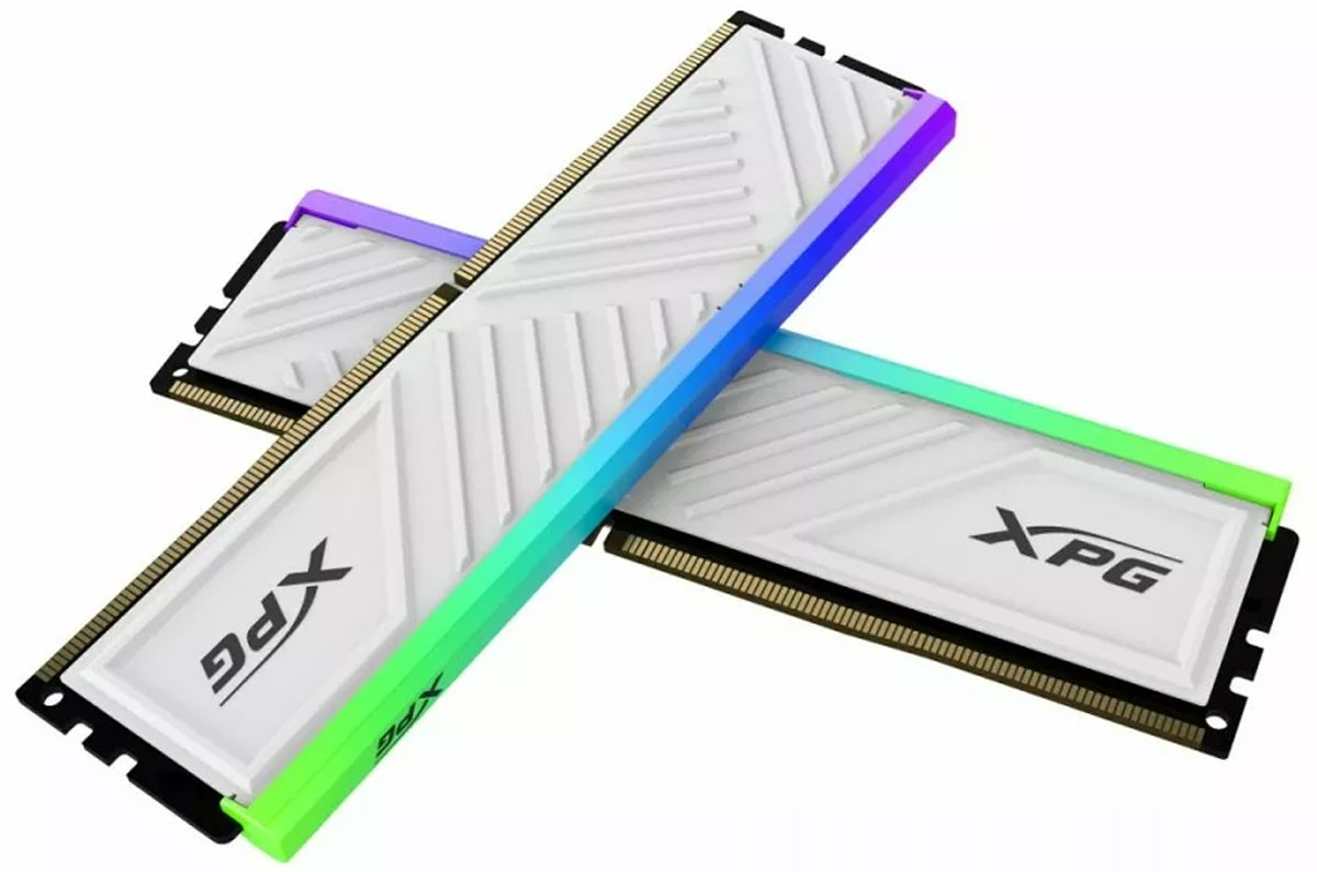 Pamięć RAM ADATA 32GB (2x16) 3600 CL18 Spectrix RGB White
