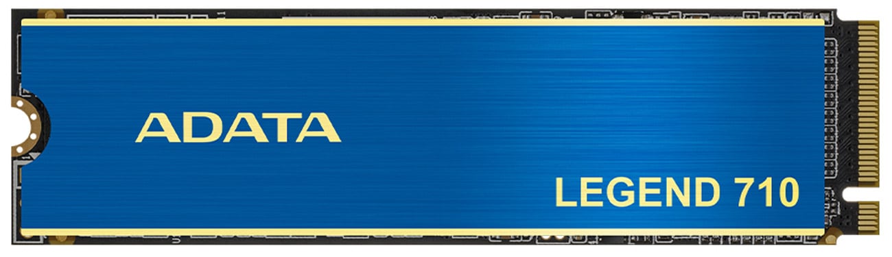 Dysk SSD M.2 ADATA LEGEND 710 - Widok od przodu pod ktem