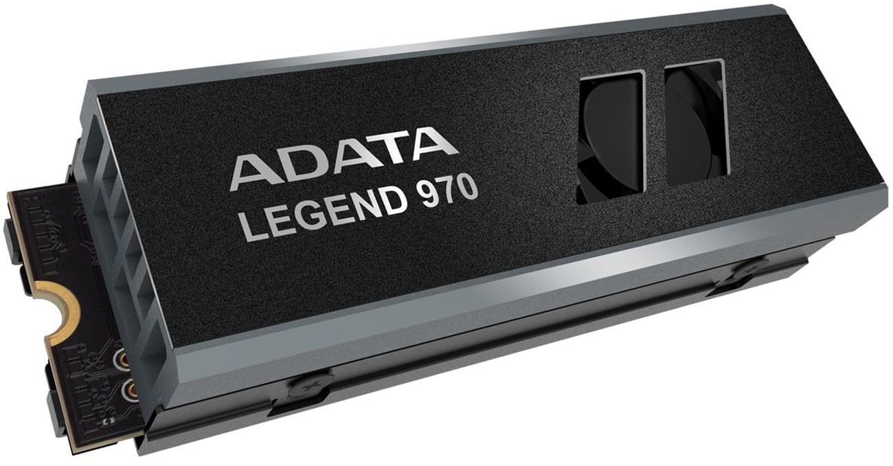 Dysk SSD M.2 ADATA LEGEND 970 PCIe Gen5 NVMe - Widok od przodu pod kątem
