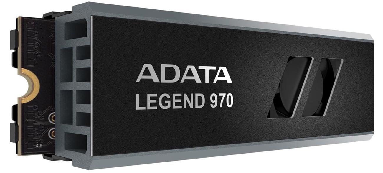 Dysk SSD M.2 ADATA LEGEND 970 PCIe Gen5 NVMe - Widok od przodu pod kątem