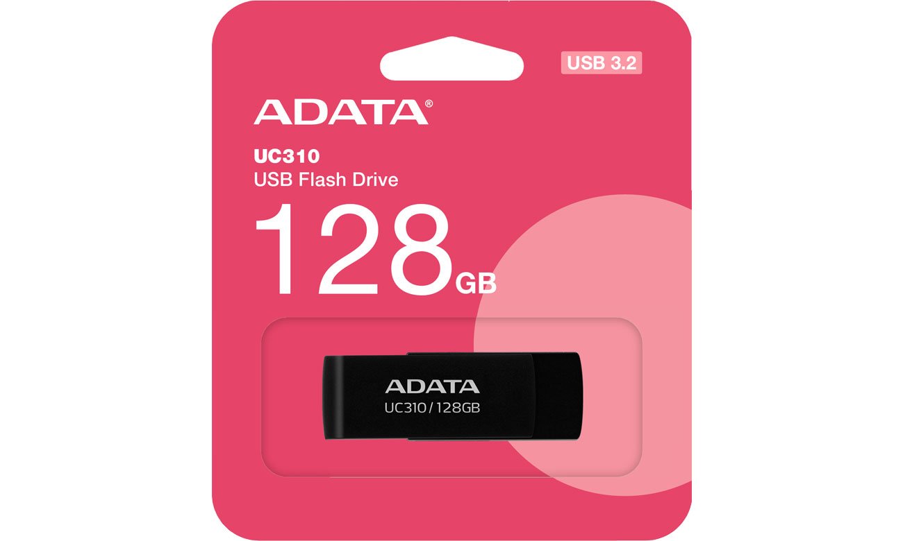 Pendrive ADATA 128 GB UC310 czarny USB 3.2 Gen1