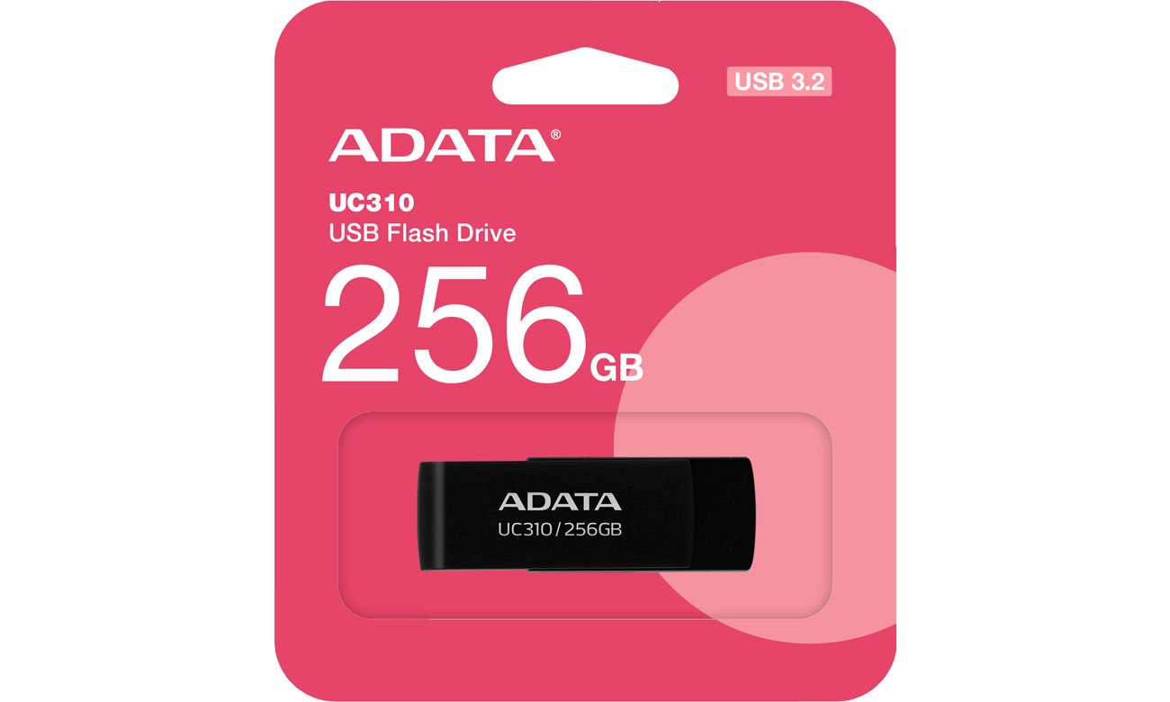 Pendrive ADATA 256 GB UC310 czarny USB 3.2 Gen1