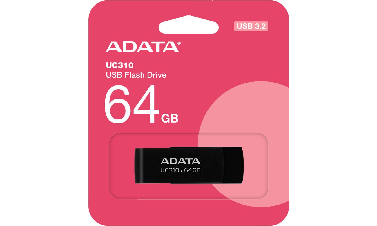 Pendrive ADATA 64 GB UC310 czarny USB 3.2 Gen1