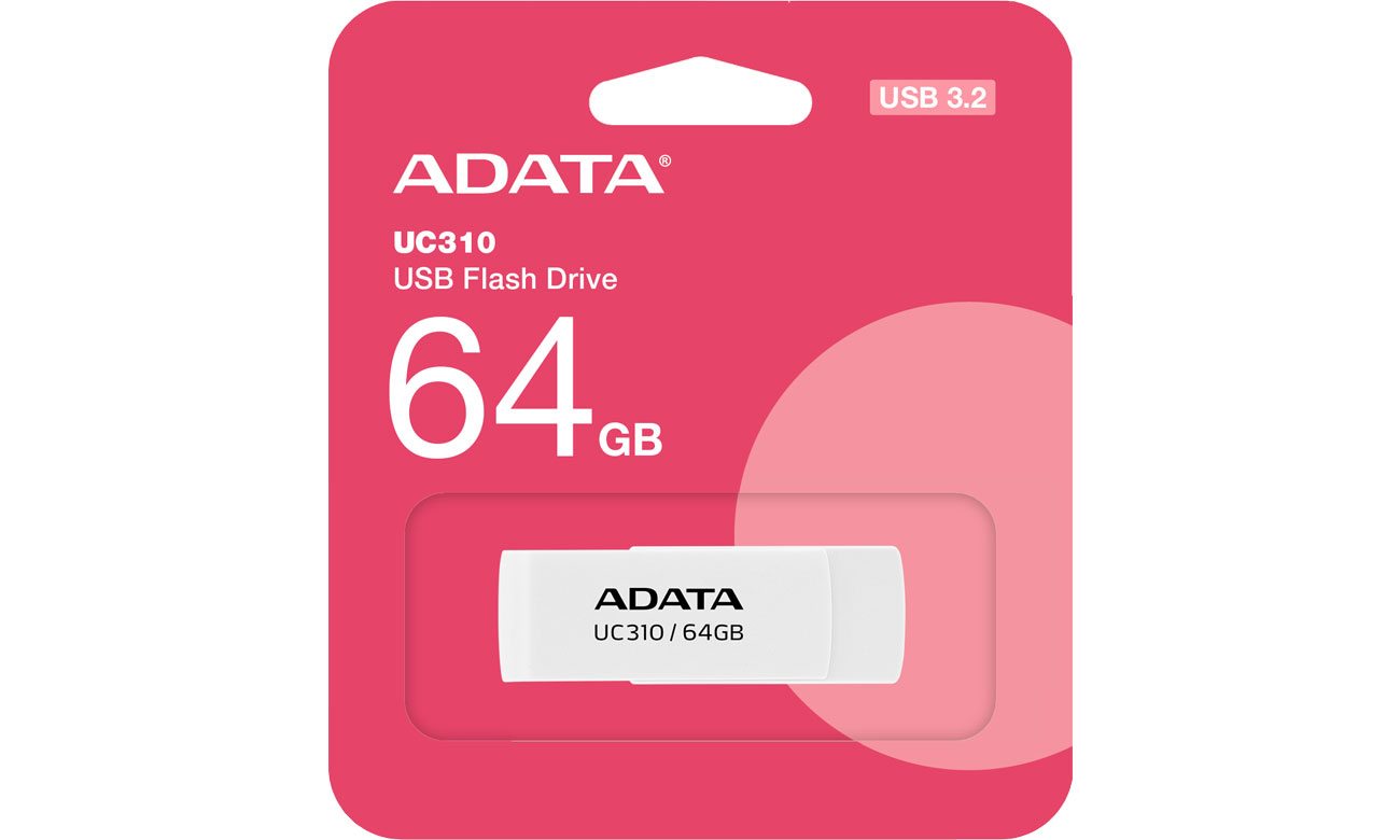 Pendrive ADATA 64 GB UC310 weiß USB 3.2 Gen1