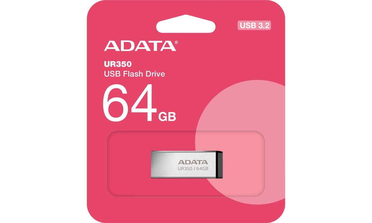 Pendrive ADATA 64 GB UR350 czarny USB 3.2 Gen1