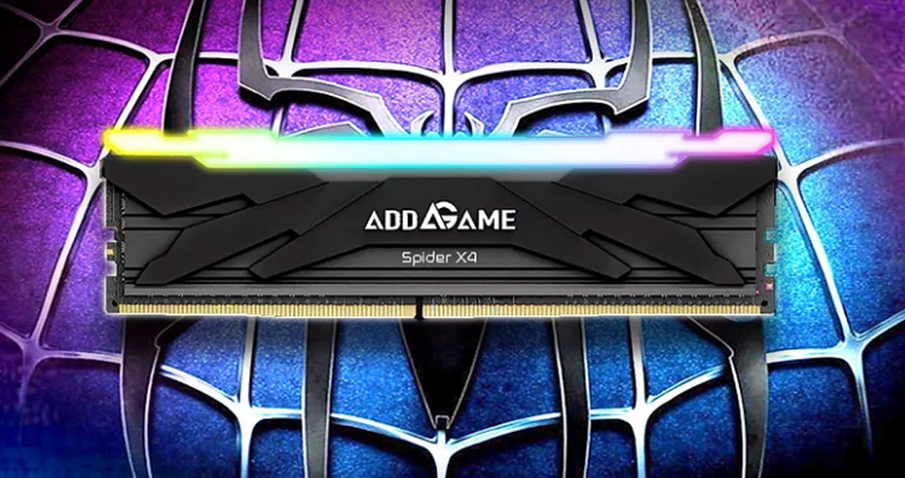 ADDLINK addGame Spider X4 RGB motyw pająka