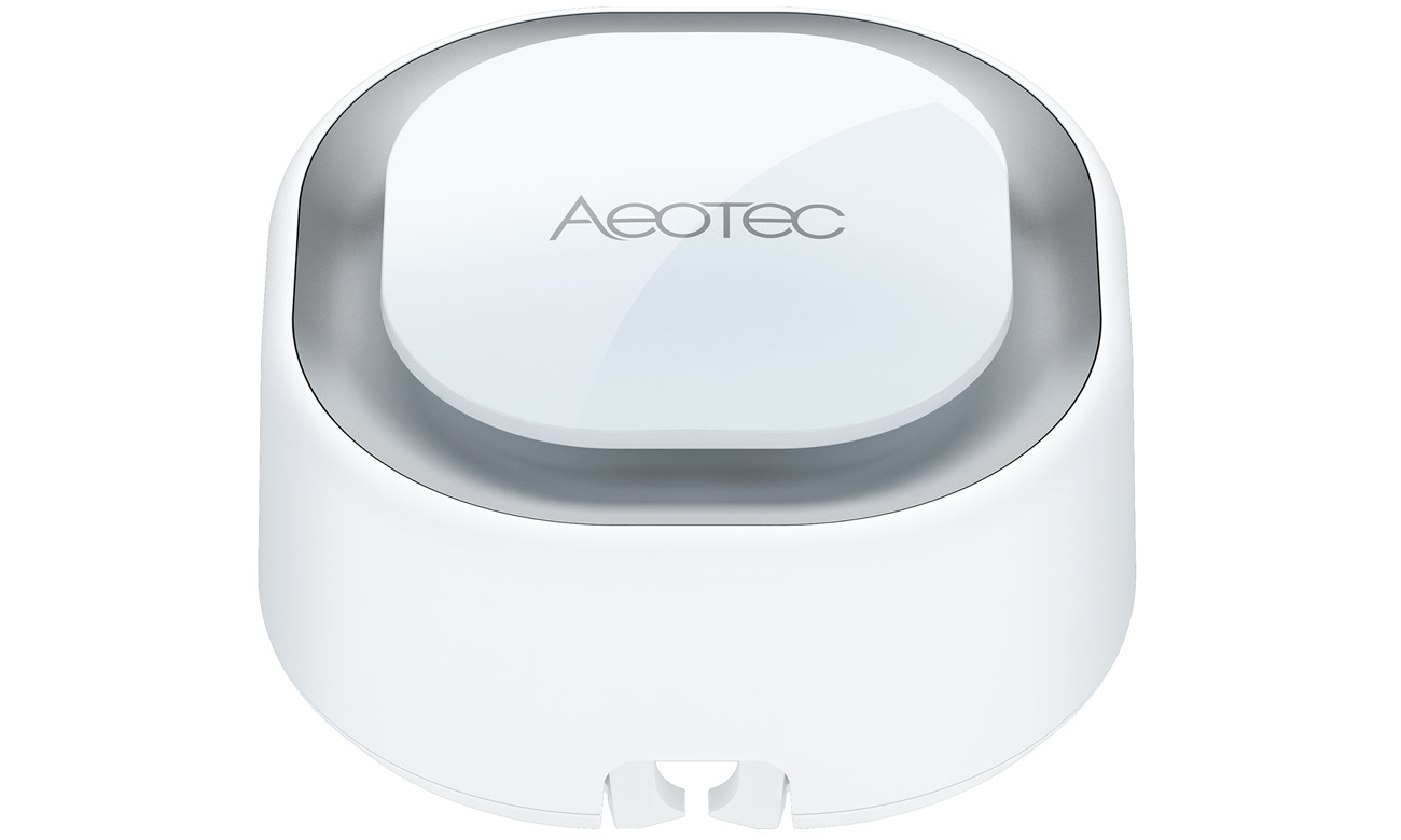 Inteligentny dzwonek do drzwi Aeotec Doorbell 6 - Widok z przodu i od dołu