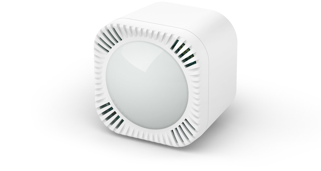 Inteligentny sterownik Aeotec MultiSensor 7 - Widok z przodu pod kątem