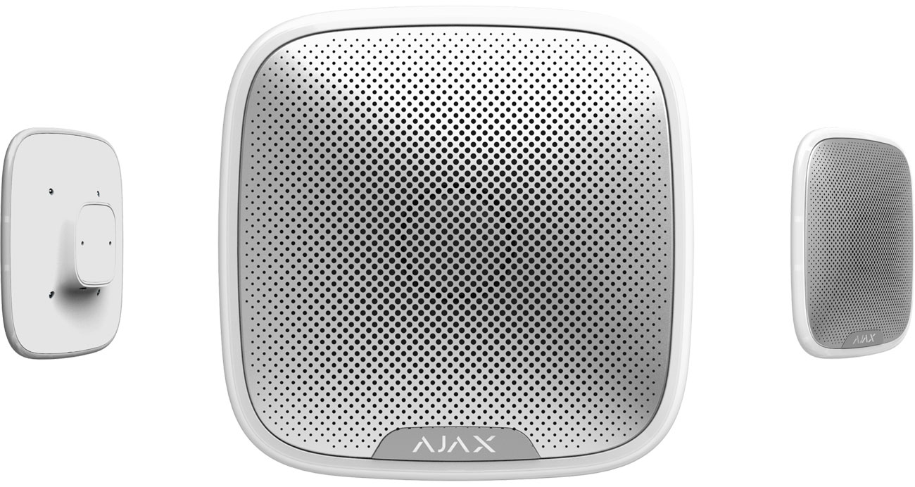 Sygnalizator zewnętrzny Ajax Systems StreetSiren (biały)