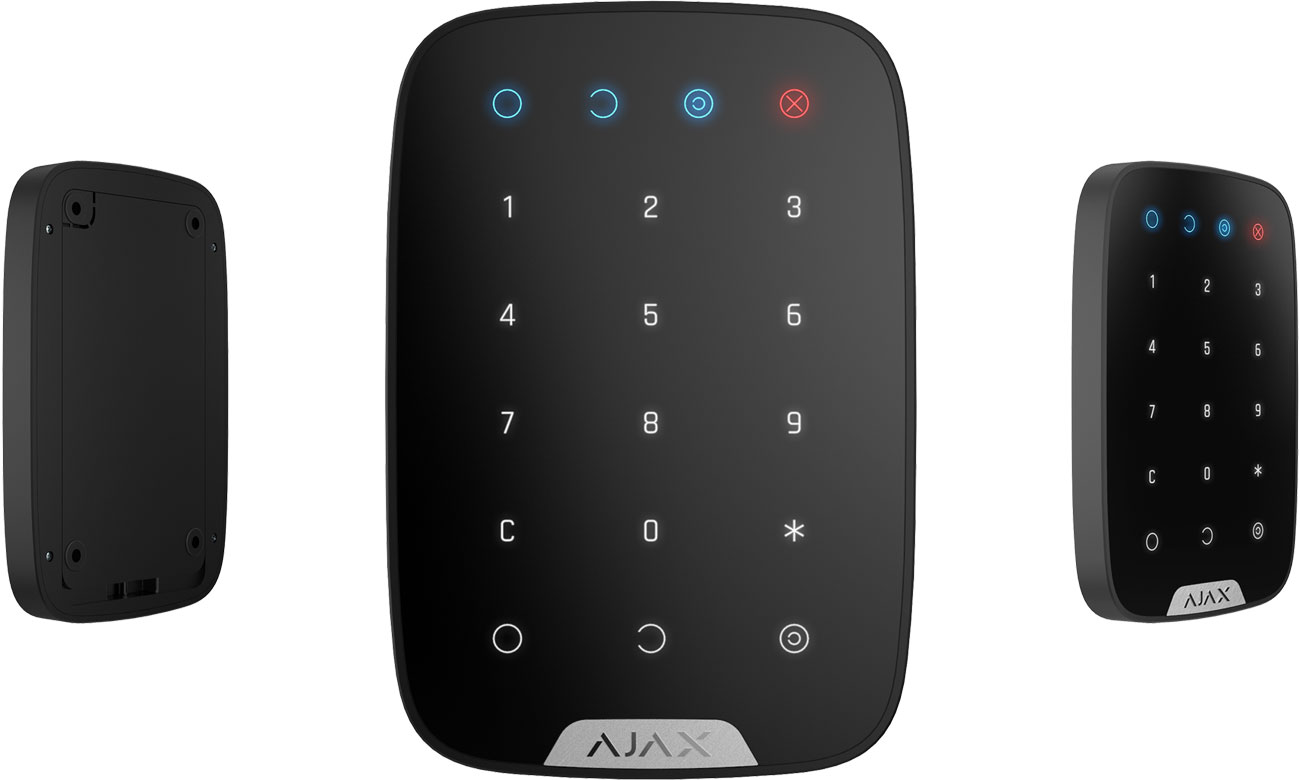 Bezprzewodowa klawiatura Ajax Systems KeyPad (czarny)