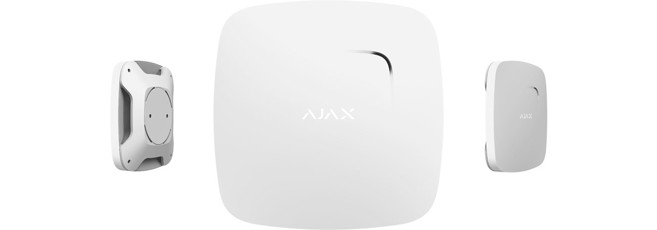 Czujnik tlenku węgla Ajax FireProtect Plus (biały)
