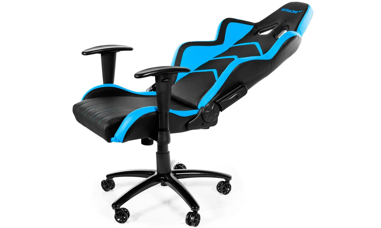 AKRACING Player Gaming Chair Czarno Niebieski Fotele gamingowe